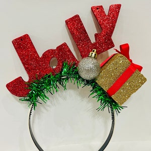 Christmas headband, funny Christmas headband, xmas headband, ugly Christmas headband, ugly Christmas sweater, tacky Christmas sweater