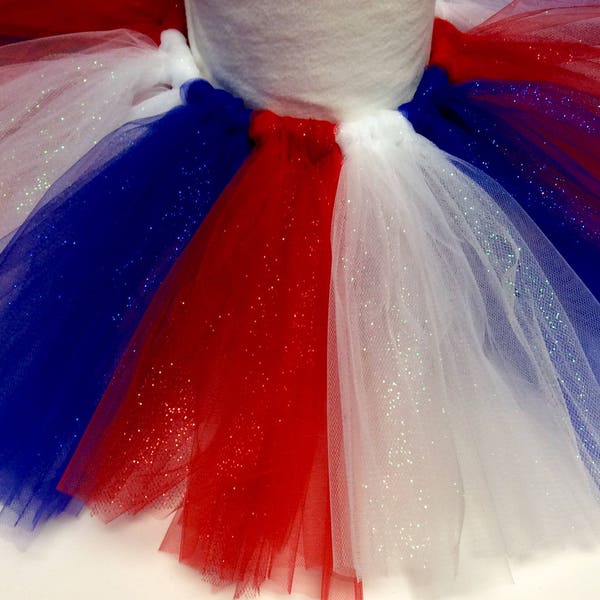 red white blue tutu, 4th of July tutu, memorial day tutu, patriotic tutu, independance day tutu, fun run tutu, fourth of July tutu