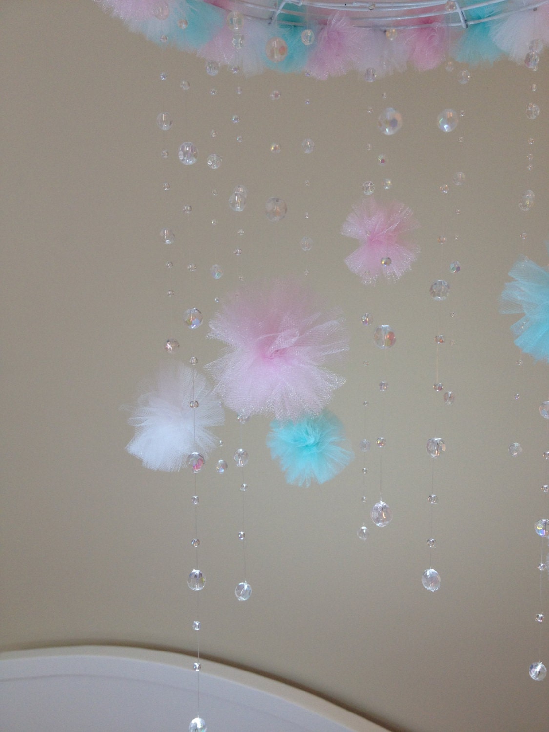 Crystal Baby Mobile Princess Baby Mobile Princess Etsy Canada