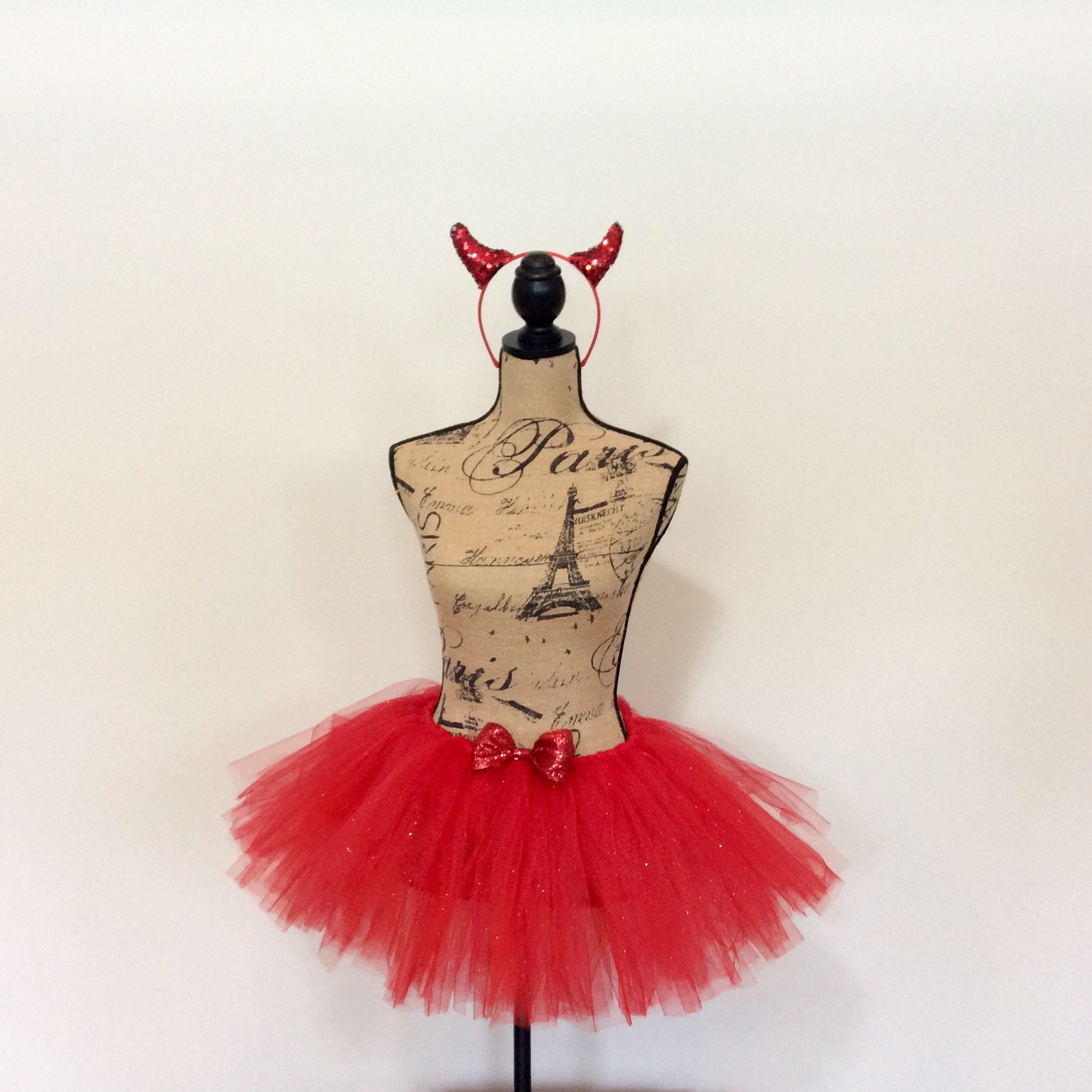 devil costume tutu