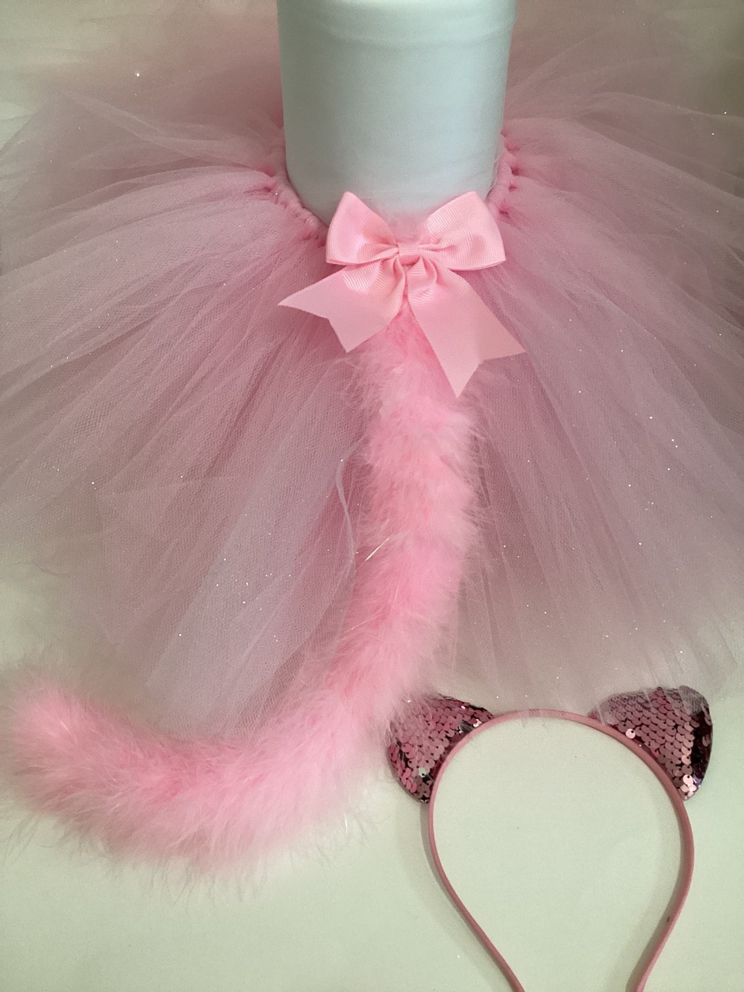 Pink Cat Costume Cat Costume Baby Cat Costume Halloween Cat Etsy