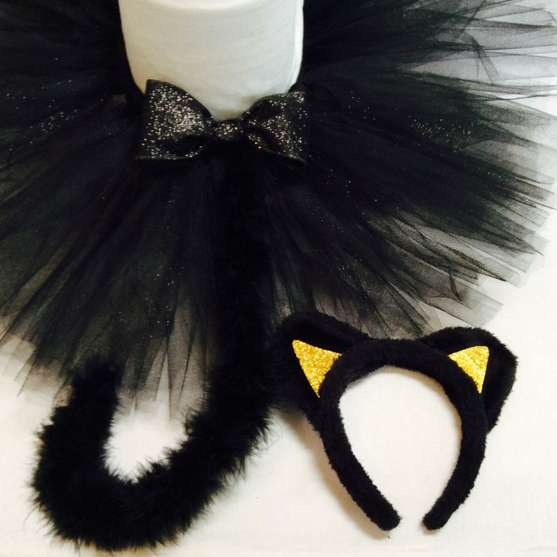 Cat Costume Black Cat Costumeadult Cat Costume Baby Cat Etsy