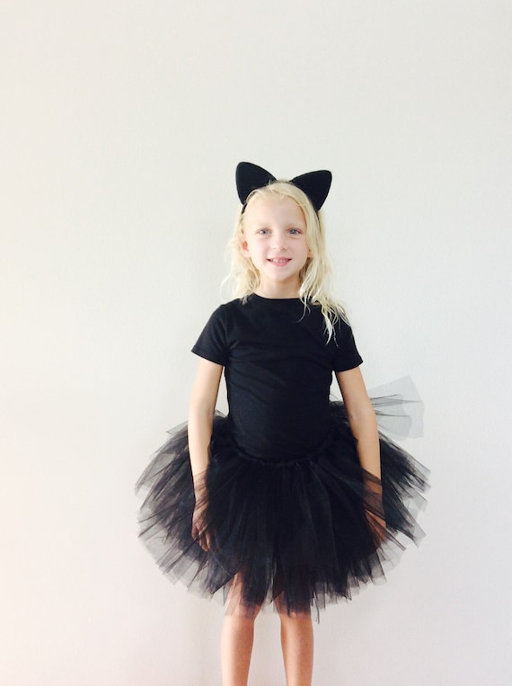 baby girl black cat costume