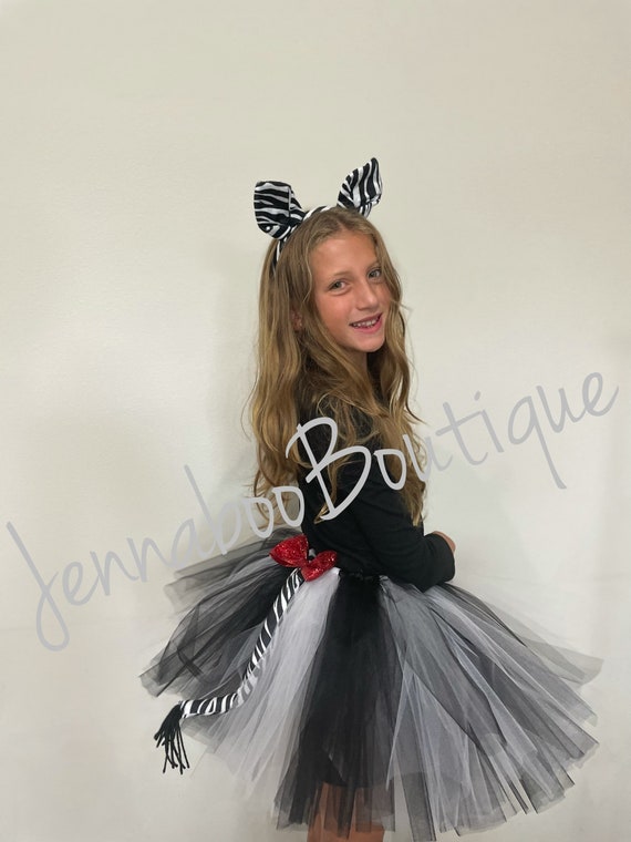 zebra tutu costume