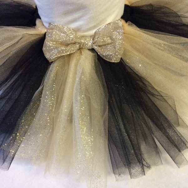 Black gold glitter tutu, other colors available, gold white tutu, gold pink tutu, gold purple tutu, glitter tutu, gold tutu, gold red tutu