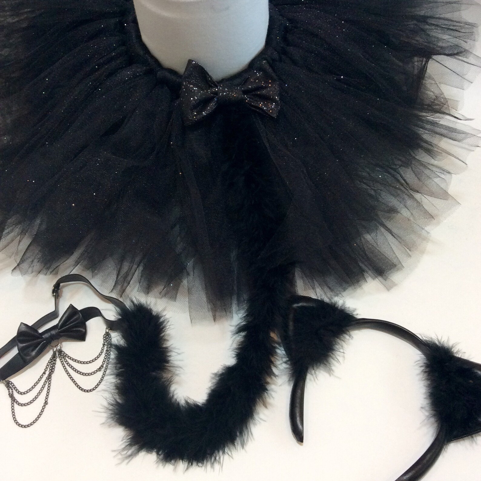 Cat Costume Black Cat Costumeadult Cat Costume Choker Sexy Etsy