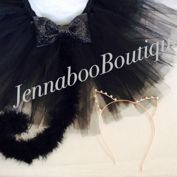 Cat costume pearl cat ears adult cat costume baby cat Etsy