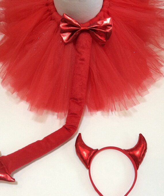 red tutu devil costume