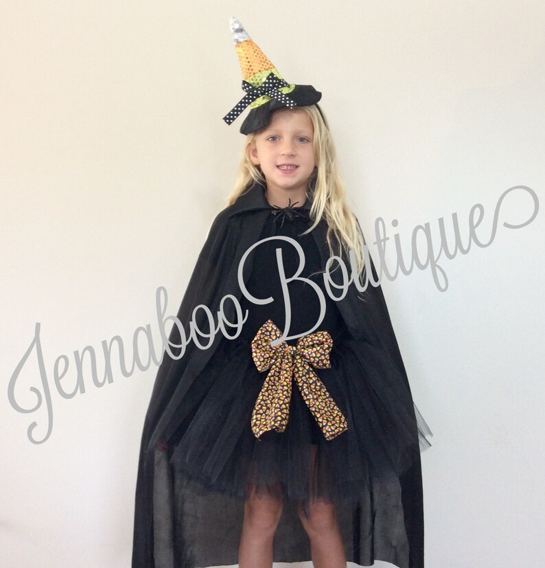 Candy Corn Witch Costume Witch Costume Candy Corn Witch Kid Etsy