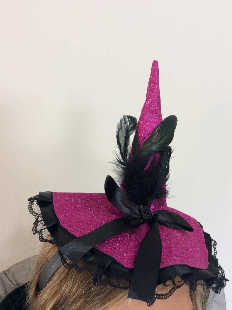Witch Costume Black Witch Costume Pink Witch Costume Kid - Etsy