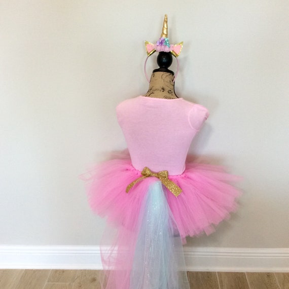 strapless open back dress Toddler Pastel Skeleton Halloween Costume