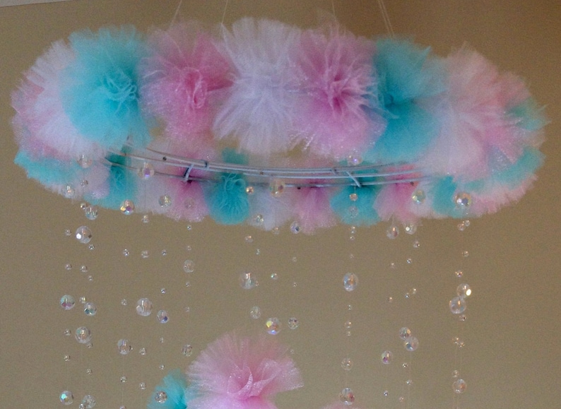 Crystal Baby Mobile Princess Baby Mobile Princess Etsy Canada