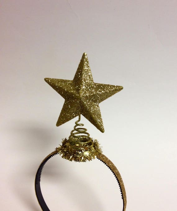 equilibrar repetir Sangriento Diadema de estrella de Navidad de plata dorada diadema de - Etsy México