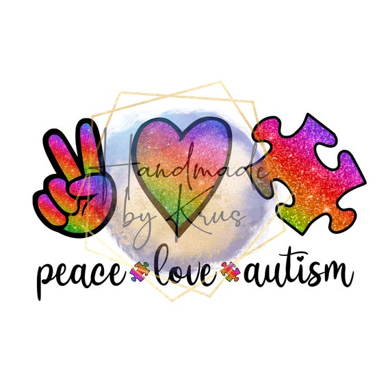 Free Free 253 Peace Love Autism Svg Free SVG PNG EPS DXF File
