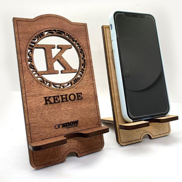 Cell Phone Stand, Cell Phone Dock, Personalized Cell Phone Stand, Cell Phone Holder, iPhone Stand