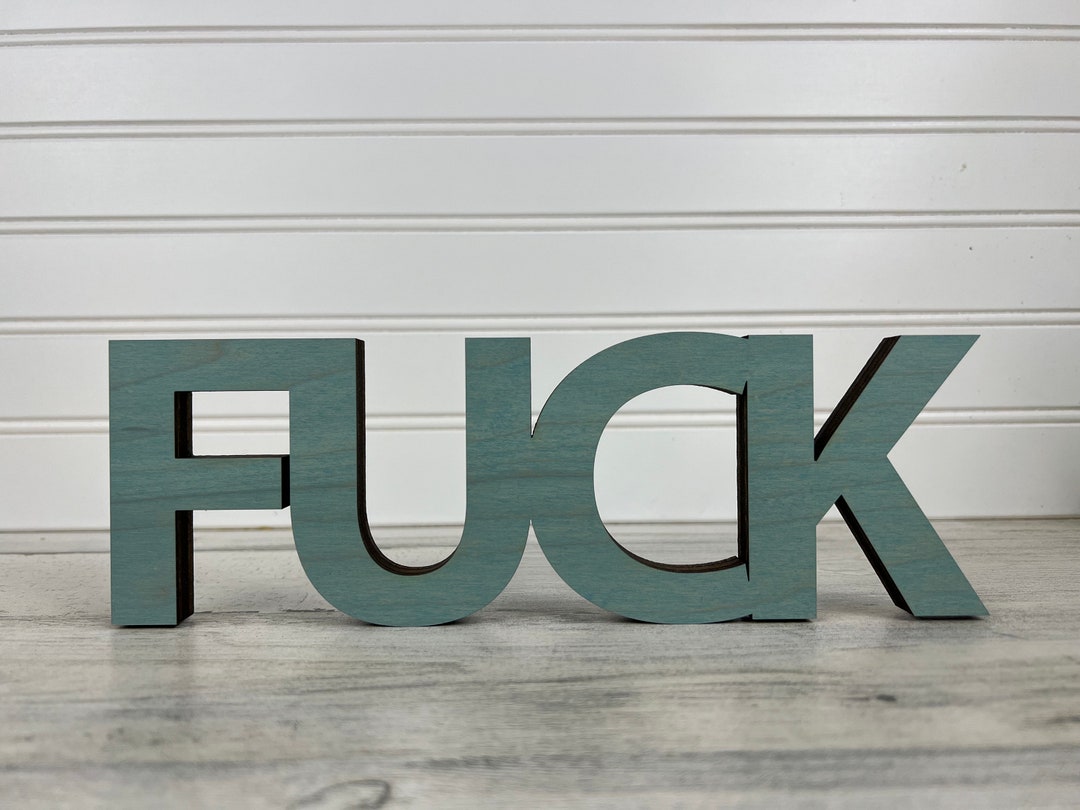 Big Ole Fuck to Give, Giant Fuck, Wooden Fuck - Etsy