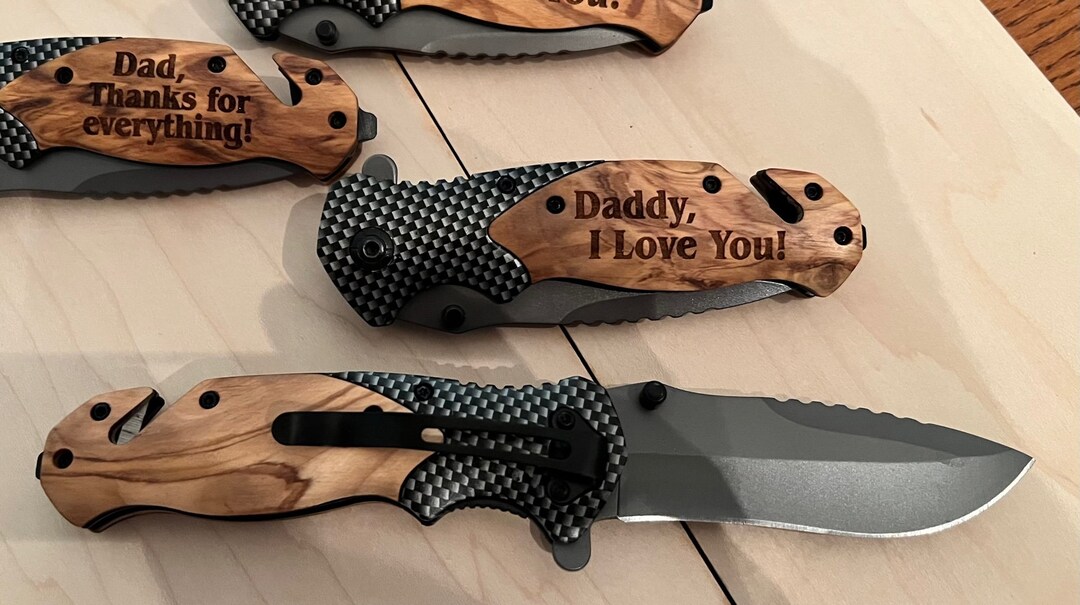 Personalized Knife, Pocket Knife, Father's Day, Groomsmen Gift Etsy