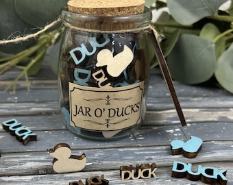 Tarro de patos, Tarro de patos, Tarro de mierdas, Regalo de broma SFW, Regalo de broma, Regalo novedoso, Regalo de Papá Noel sucio