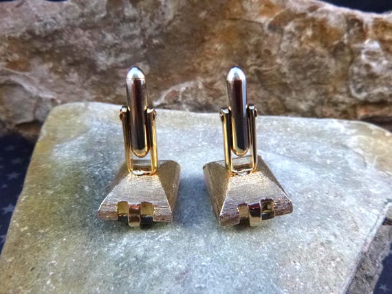 Vintage Psychedelic Rectangular Multi-colored Cuf… - image 11