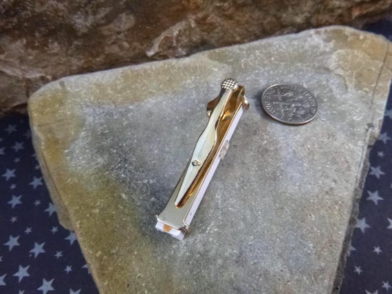 Vintage Swank Slide Rule Tie Clasp | Mid Century … - image 11