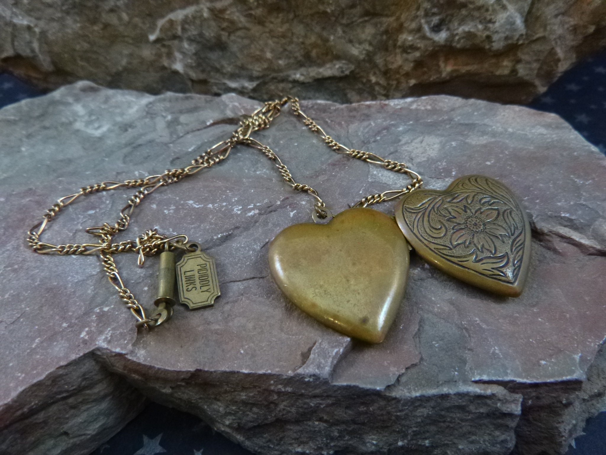 Pididdly links heart necklace deals