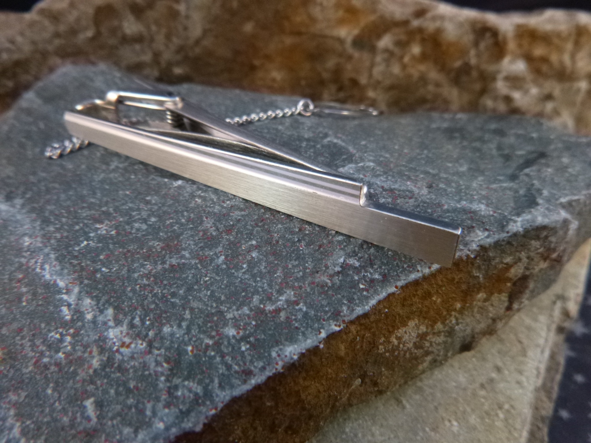 Pince à Cravate Vintage 'The Star' Louisville KY En Argent - Occasion
