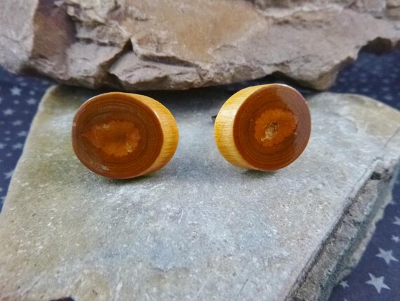 Outdoor Lover? Vintage Wood Cuff Links | Rustic Flair Wooden Cufflinks