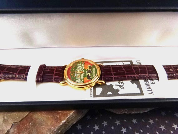 Vintage Disney Animal Kingdom Opening Day 1998 Limited Edition Watch | Original Box | Never Worn
