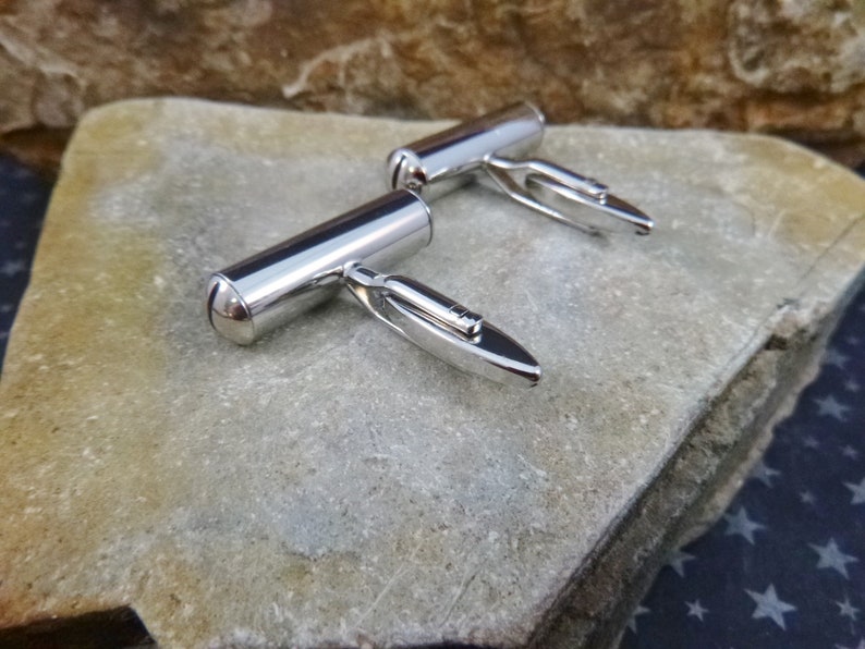 Miniature Working Green Levels Vintage Cuff Links
