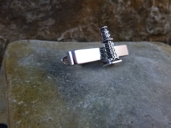 Turtle Tie Clip Silver Tone Tie Clip Turtle and Flora Tie Clasp Men/'s Accessories Tie Clasp