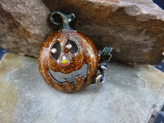 Happy Jack O Lantern Halloween Vintage Pin | Cute… - image 6