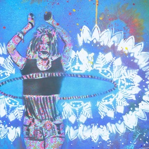 Hula Hoop Print- 12x18
