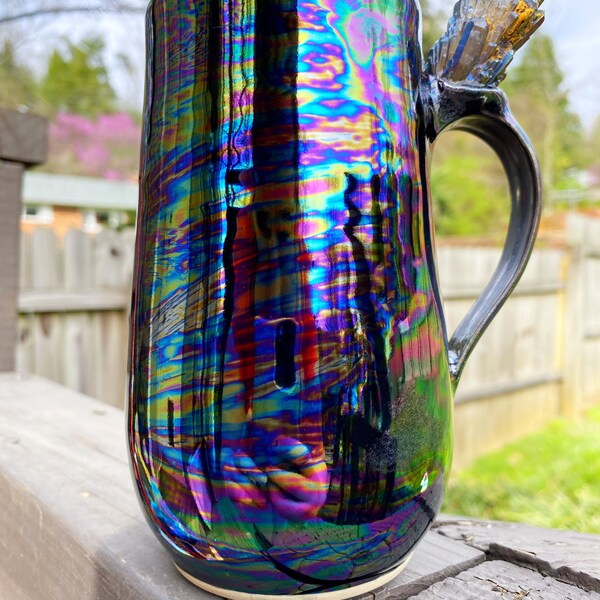 Titanium quartz rainbow mug