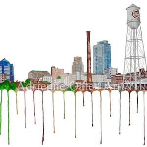 Updated Durham Skyline North Carolina