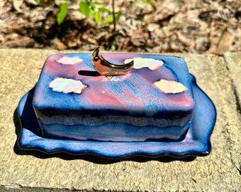Moon & Clouds Butter Dish