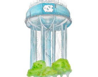 UNC chapel hill North Carolina water tower