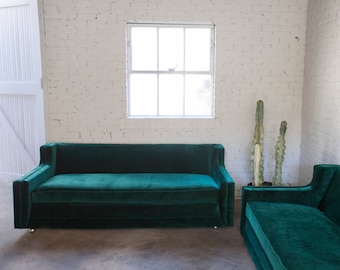 turquoise velvet sofa contemporary mid century modern green velvet sofa couch reserved sofa etsy turquoise velvet sofa contemporary mid century modern green velvet sofa couch reserved sofa etsy