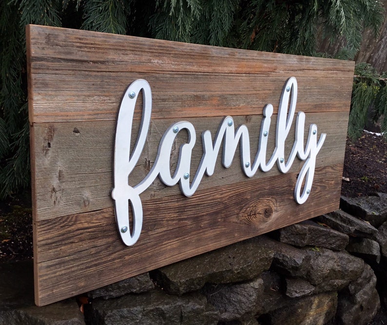 Wood Signs Family Sign Family Signs Rustic Wedding Family Etsy