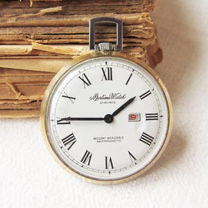 Rare Vintage Men s Pocket Watch Mortima Watch 21rubis Working Condition Swiss Made Watch Retro Watch Mechanical Ressssort Incassable Etsy Australia