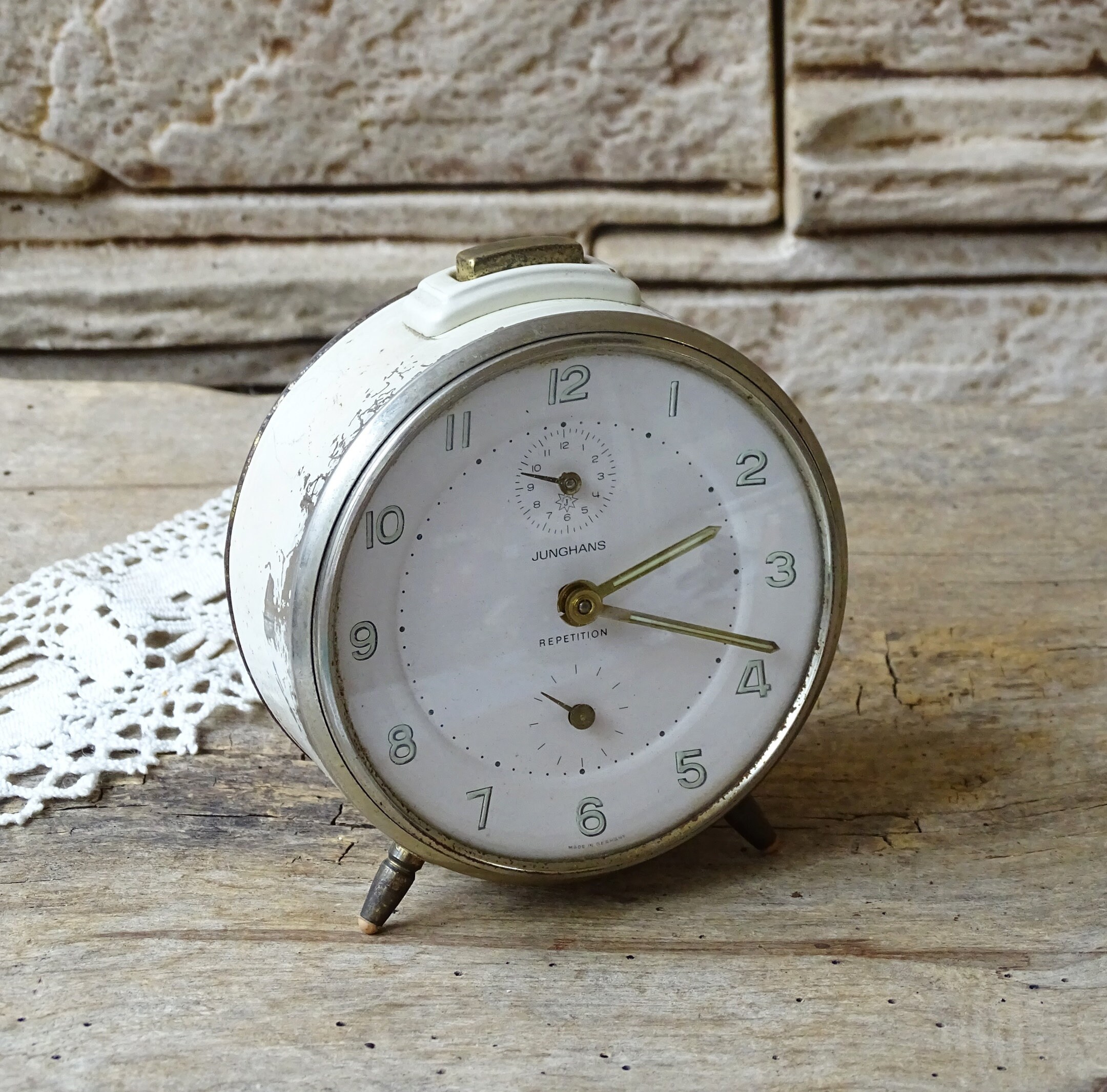 Vintage German Alarm Clock Junghans Repetition Mechanical Etsy