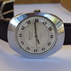 Russian watch Poljot-17jewels  ,Vintage Men&#39;s watch, Retro watch,Men&#39;s Wristwatch, Mechanical wrist watch, Working watch, Old watch
