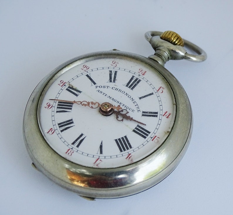 MONTRE SUISSE VINTAGE Années 1940 Piaget Chronographe Wind Up Plaqué Or