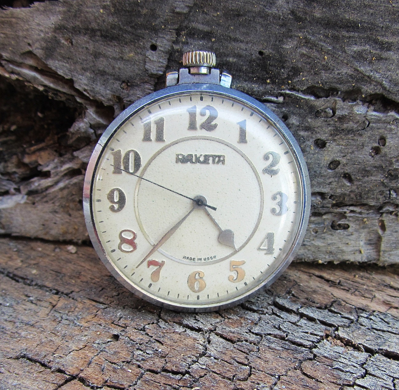 Russian Pocket Watch Raketa,men's Pocket Watch,working Pocket