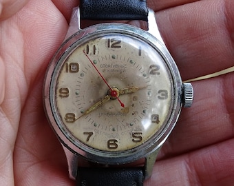 Vintage CAROL 17J incabloc antimagnetic wrist watch.#1043BBB