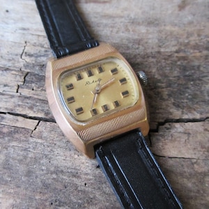 Vintage watch Raketa Goldplated ,Vintage Men&#39;s watch,Retro watch,Wristwatch,Mechanical watch,Working watch,Old watch,