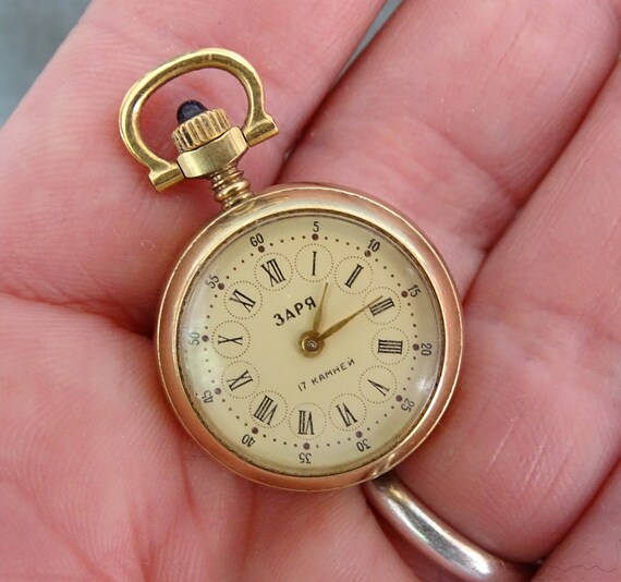 Pendentif Montre Miniature Antique Avec Porte-monnaie Et Crayon - Allemagne Vers 1900, Rare