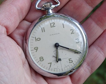 Rare Vintage Pocket Watch Kienze, German pocket watch, Retro pocket watch, Men's pocket watch, Working condition,Collectible watch