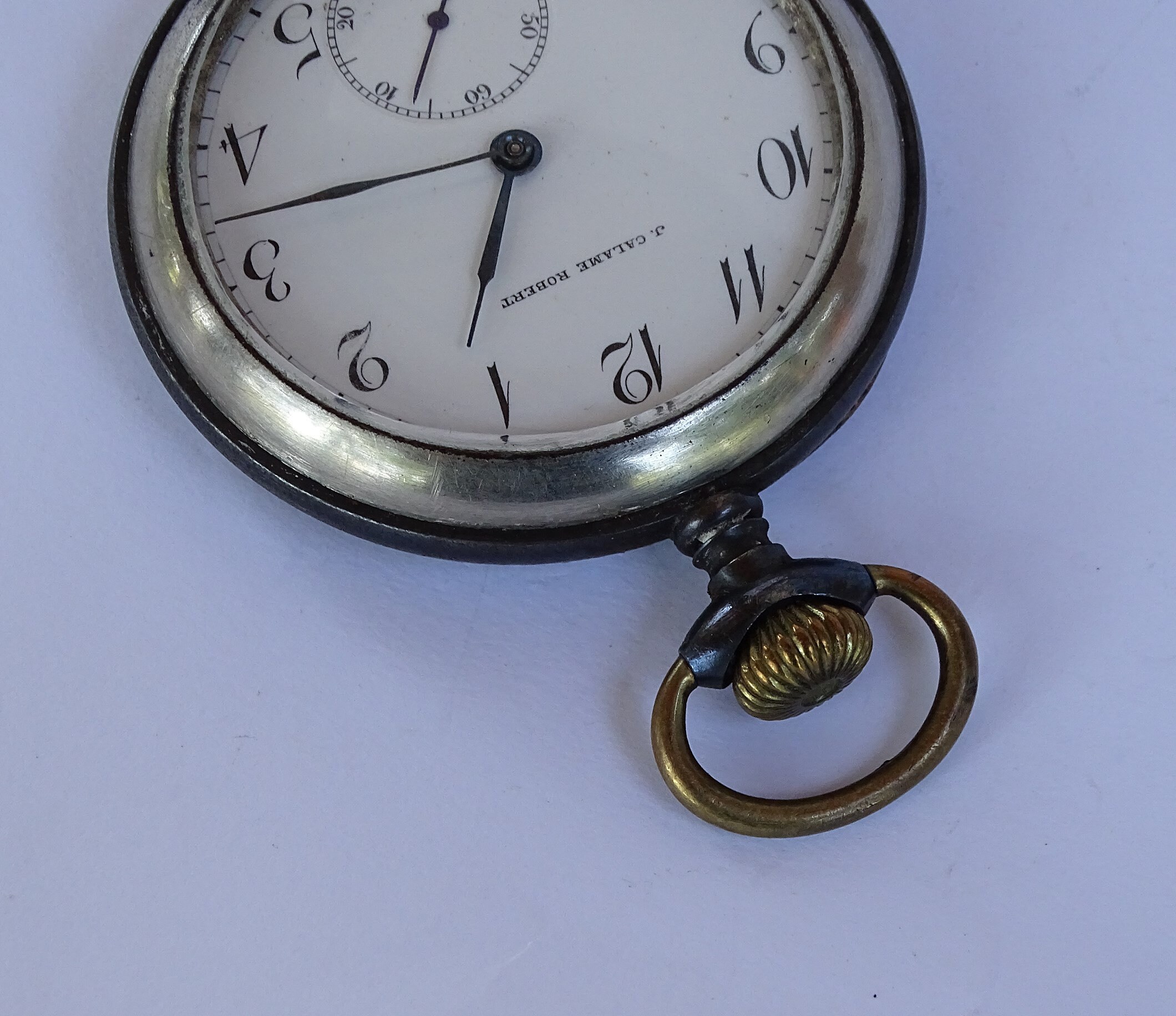 J calame outlet robert pocket watch