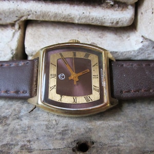 Russian Vintage Ladie&#39;s watch Luch,Goldplated women&#39;s watch,Mechanical wristwatch,Retro watch,Working,USSR-70s,Old watch,Vintage jewelry