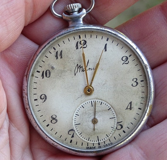Vintage  Pocket Watch Molnia,Men's Pocket Watch, … - image 4